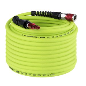 Flexzilla HFZP14100YW2D Pro Air Hose With Colorconnex Coupler & Plug Type D