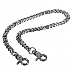 Pants Chain for Men Women, Heavy Duty Pocket Wallet Keychain Metal Punk Gothic Jeans Waist Belt Chain Hip Pop Pant Trouser Chains for Women Girls Keychain Wallet Pants Boots Accessories, Black