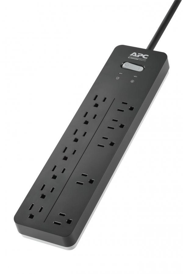 APC PH12 12-Outlet SurgeArrest® Home/Office Series Surge Protector, 6ft Cord