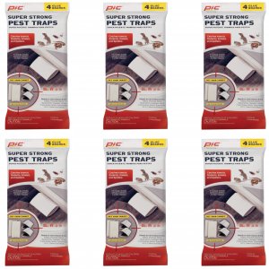 PIC GPT-4 Glue Pest Trap for Spiders & Snakes, 4 pk