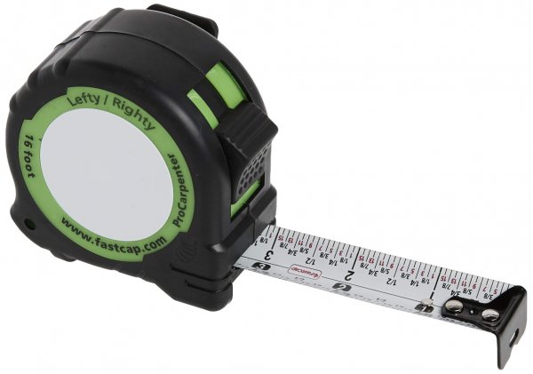FastCap ProCarpenter Standard Reverse Measuring Tape, 16 Foot