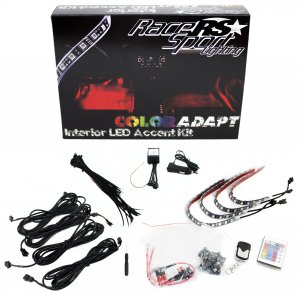 RaceSport RSIKIT ColorADAPT Adaptive RGB LED Flexible Interior Kit w/Remote