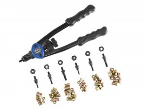 Astro 1442 13In Hand Rivet Nut Setter Kit Metric & SAE  60pc Rivnuts