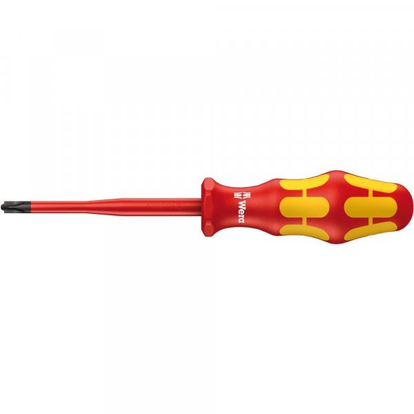 WERA 05006456001 162 is PH/S VDE Insulated Screwdriver with Reduced Blade Diameter for PlusMinus Screws (Phillips/Slotted), # 2 x 100 mm