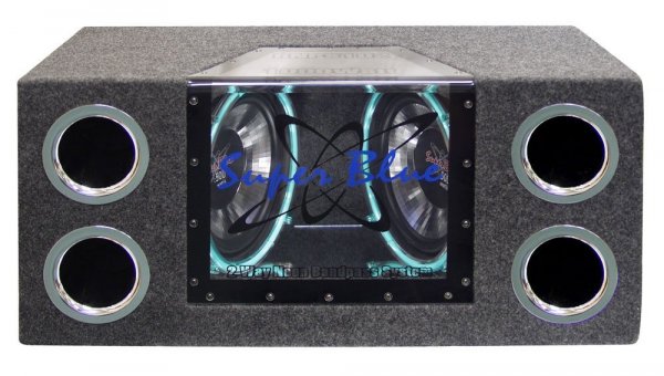 Pyramid BNPS102 Dual 10" 1000 Watt Car Subwoofer Bandpass System