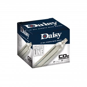 Daisy Outdoor Products 997025611 CO2 Cylinder 25 Count Silver 12gm