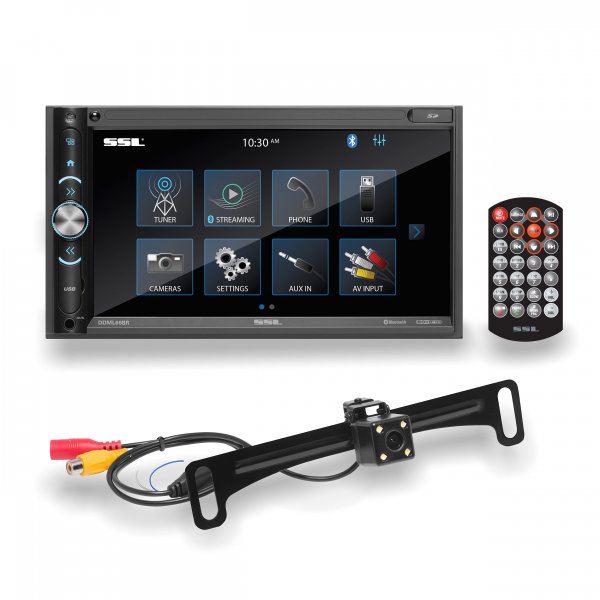 Soundstorm DD664B 6.2" Double Din Touchscreen Receiver Bluetooth Aux/USB/SD