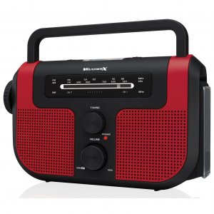 WeatherX WR383R X AM/FM w/Flashlight Hand Crank Solar Charging Emergency Siren