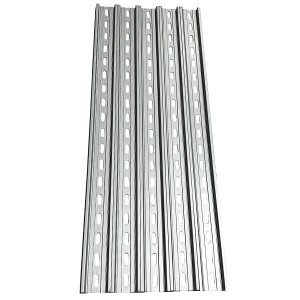 International Connector T&G 5 Pieces DIN Rail Slotted Aluminum RoHS 35mm Wide 7.5mm High (18")