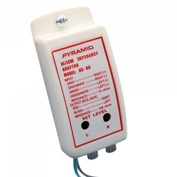 Pyramid NS60 RCA Line Level Converter