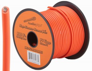 Audiopipe AP14100OR 14 gauge 100ft Orange primary wire