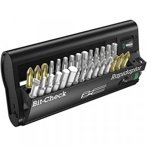 Wera 05056440001 BC Universal Rapidaptor Bit-Check 30-Piece Set