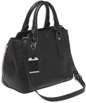 Bulldog BDP020 Concealed Carry Satchel Style Purse W/Holster Black W/Black Trim