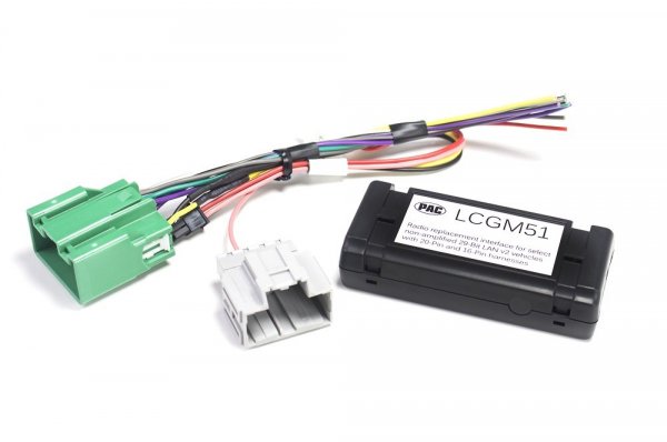 PAC LCGM51 Radio Interface for non-amplified 29-Bit GM LAN v2 w\\ 20 & 16-Pin