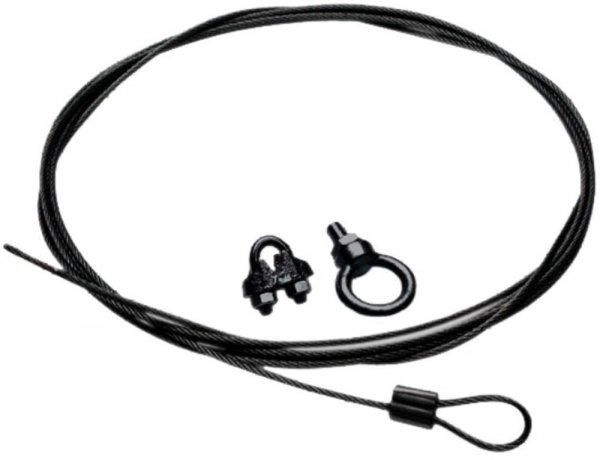 Bogen CK10B Black 10 Foot Cable And Clamp