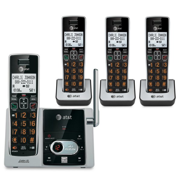 AT&T CL82413 Cordless Answering Sys w/Caller ID/Call Waiting (4-handset system)
