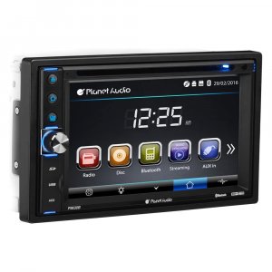 Planet P9630B Audio 6.2 DDin Touchscreen DVD Receiver with Bluetooth
