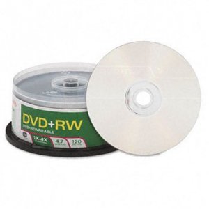 Verbatim 94834 4X DVD+RWs, 30-Count Spindle