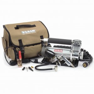 Viair 45043 450P Portable Compressor Kit - For up to 42″ Tires (Silver)