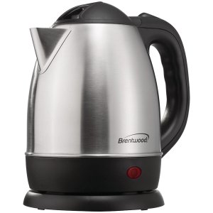 Brentwood Appliances KT-1770 1.2L Stainless Steel Cordless Electric Kettle