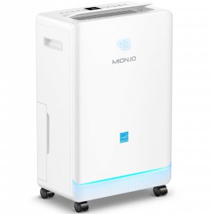 4500 Sq. Ft Dehumidifier for Basement Quilt Compressor Dehumidifiers for Home with Drain Hose, Energy Efficient, Intelligent Humidity Control, Dehumidifier for Bathroom, Bedroom, Office