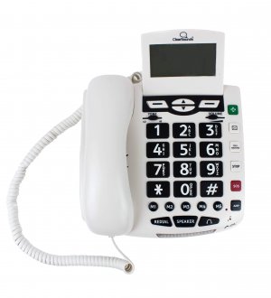 Clear Sounds WCSC600 Amplified Bigbutton Spkrphone 50db White