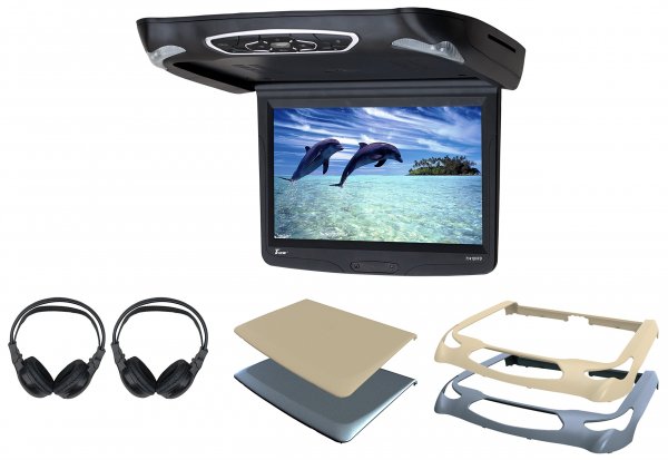 TView T141DVFD 14.1 Overhead Monitor with DVD Player Bundle