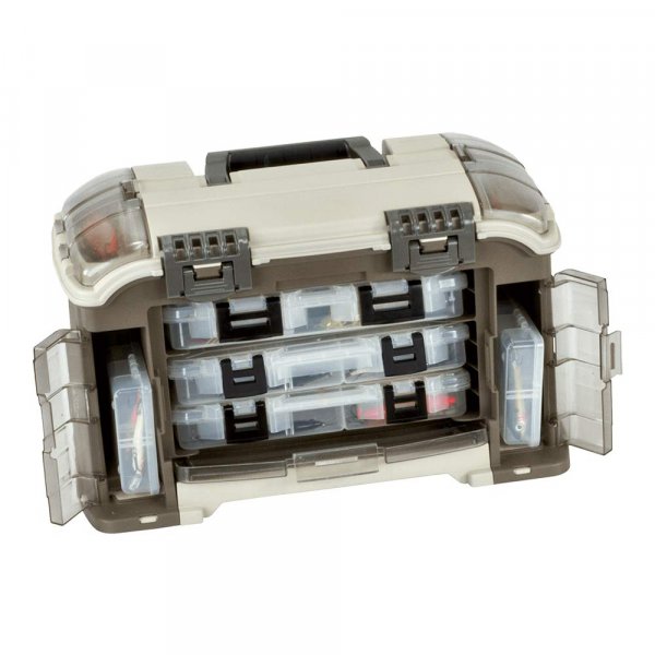 Plano 767000 Guide Series Angled Tackle Box System  Sandstone