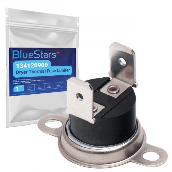 BlueStars 134120900 Dryer Thermal Fuse Limiter for Frigidaire Kenmore Dryer