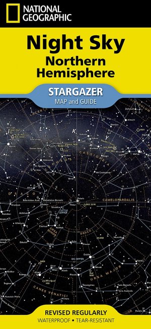 National Geographic Night Sky - Northern Hemisphere Map (Stargazer folded) (National Geographic Reference Map)