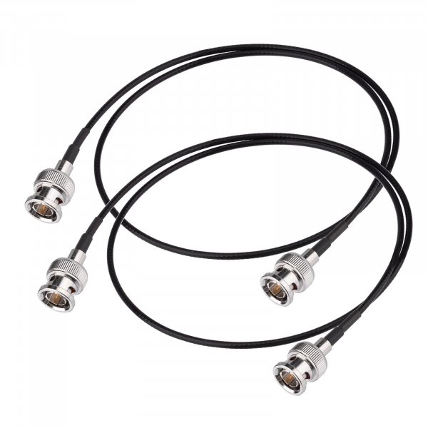 Superbat 2ft BNC Male to Male HD HDSDI 3G 4K 6K Video Cable for Splitter Converter Monitor Switcher, Supports HD-SDI/3G-SDI Video (2-Pack)