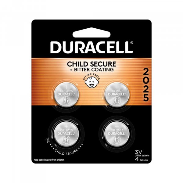 Duracell, Button Cell Lithium Battery 2025, 4 Count