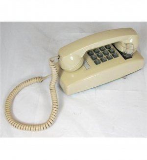 Cortelco 2554-V-IV 255409-vba-20m Wall W/ Volume Ivory