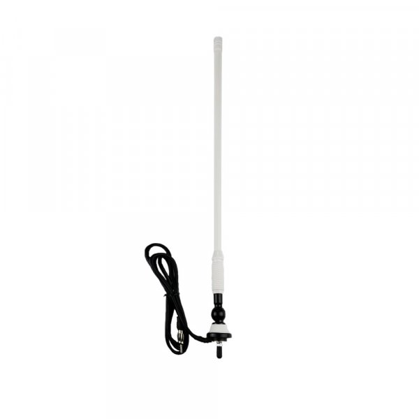 Herdio Waterproof Marine Antenna Rubber Duck Dipole Flexible Mast FM AM Antenna for Boat Radio Car ATV UTV RZR SPA