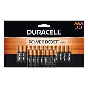Duracell Coppertop AAA Batteries with Power Boost Ingredients, 20 Count (Pack of 1) Triple A Battery with Long-Lasting Power, Alkaline AAA Battery for Household and Office Devices