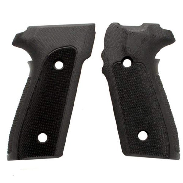 Hogue 28179 Sig Sauer P228 P229 Da Sa Checkered G10 Solid Black