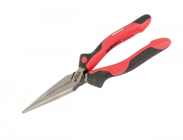 Wiha 30911 Industrial SoftGrip 6.3" Long Nose Pliers