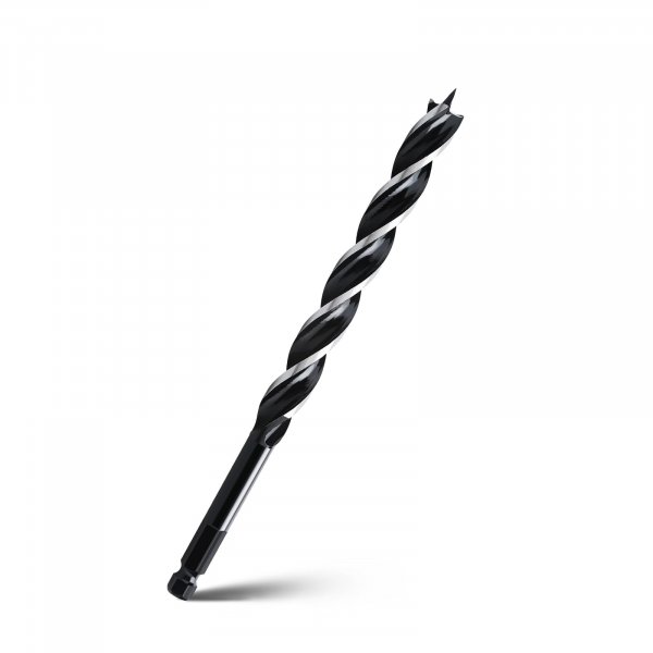 WOBLLMX 5/8" x 10" Auger Drill Bit for Wood,Hex Shank Tri Flute Drill Bit