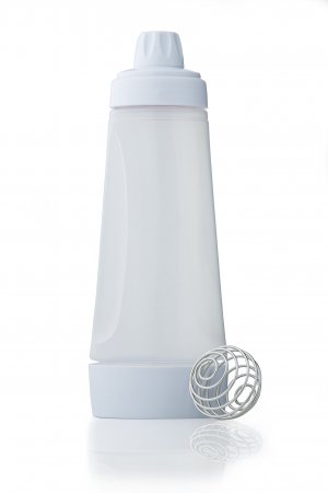 Whiskware Pancake Batter Mixer Plastic, Mixes 4 Cups of Batter, White