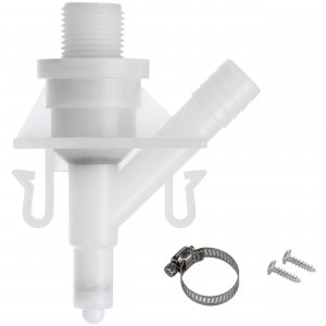 Halotronics Upgraded RV Water Valve Replacement Kit for Pedal-Flush Toilets, Compatible with Sealand Dometic 300, 301, 310, 311, 320, 321 (385311641) - Hardware Included, 2024 Model