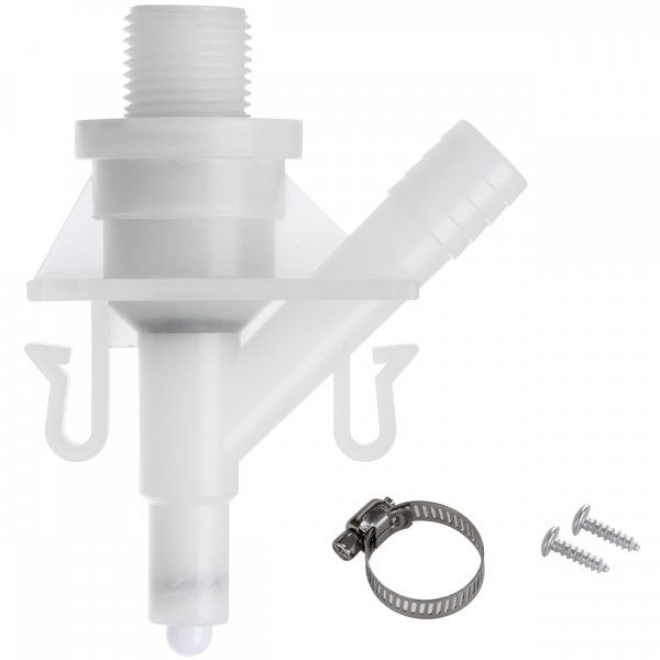 Halotronics Upgraded RV Water Valve Replacement Kit for Pedal-Flush Toilets, Compatible with Sealand Dometic 300, 301, 310, 311, 320, 321 (385311641) - Hardware Included, 2024 Model
