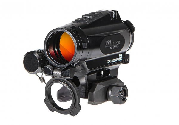 Sig Sauer Durable Hunting Shooting Targeting Waterproof Fogproof ROMEO4XT-PRO MIL-SPEC SOR44001 1x20MM Red Dot Sight, Black