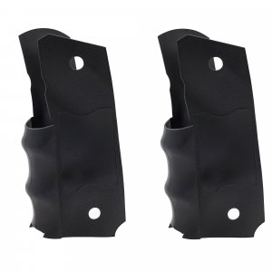 ZOEKIM 1911 Grips Rubber Grip Glove Sleeve for 1911 Full Size Commander & Government Model Black (2 Pack)