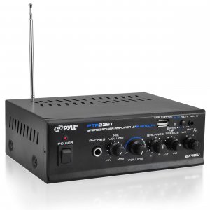 Pyle PTA22BT 2 x 40 Watt Bluetooth Mini Stereo Amplifier