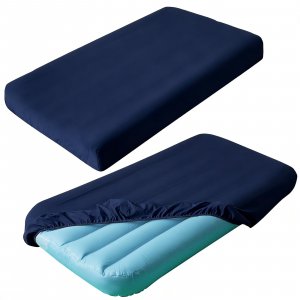 2 Pack Kids Air Mattress Sheets Compatible with Intex Cozy Kids, Navy