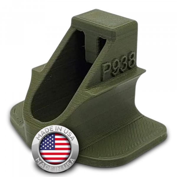 EZMAGLOADER Magazine Loader for the Sig Sauer P938 - Easy Pain Free Loading - Comfortable Grip - Speed Loader Accessories - Large Flanges for Thumb Relief