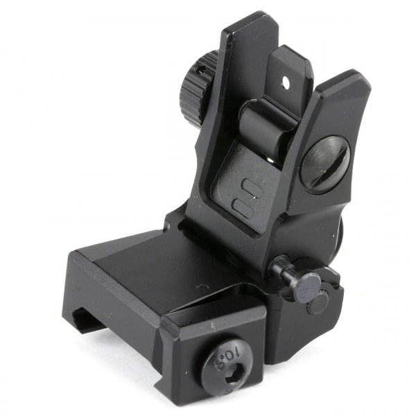 UTG MNT955 Low Profile Flip-up Rear Sight with Dual Aiming Aperture