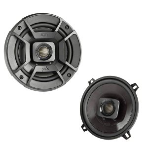 Polk Audio DB522 DB+ Series 5-1/4" Coaxial Speaker for Car Audio & Marine Speakers, 2-Way Boat & Car, 55-22kHz Frequency Response, Polypropylene Woofer Cone & 3/4" Silk Dome Tweeter, Easy Installation