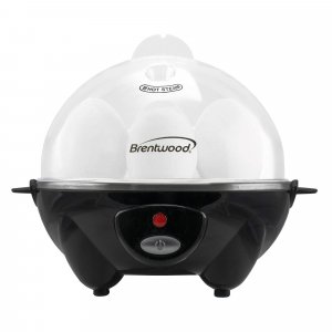 Brentwood Appliances TS-1045BK Electric Egg Cooker w/Auto Shutoff (Black)