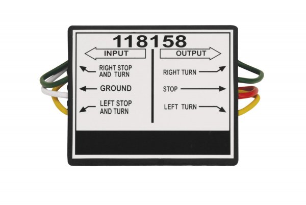 Tekonsha 118158 Taillight Converter Connecting Tow Vehicles